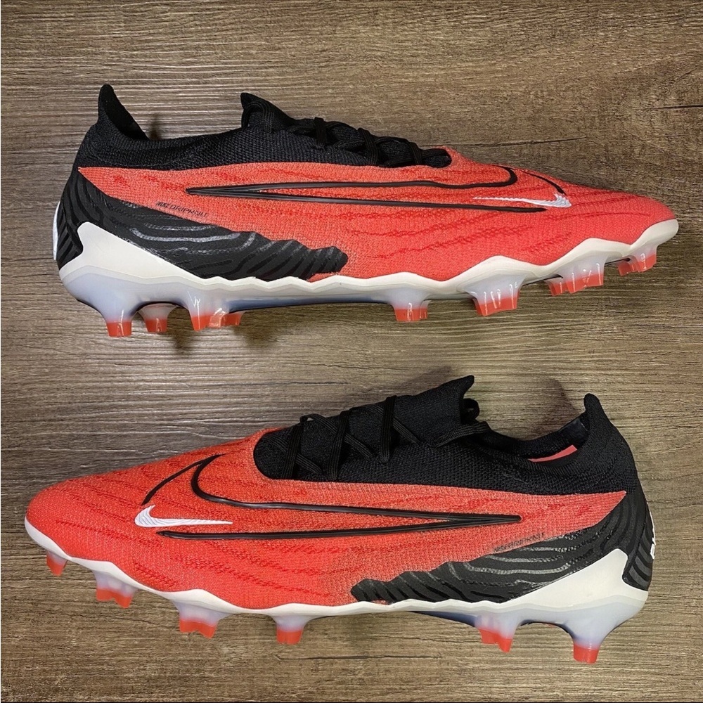 Nike Phantom GX Elite FG Bright Crimson Black White Men's SZ. 4.5 DC9968-600 - Picture 2 of 6